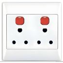 NBL2X16ADED01 Noble 2X16A Dedicated Wall Plug W/Box