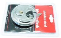 DPSB80 Noble 80mm Disc Padlock Stainless Steel