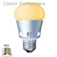 Pharox 300 Flame B22 6W LED Light Bulbs 10 Pack - Real Warm White - 330lm