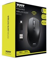 900713 Port Black Wireless Silent Mouse