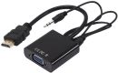 RCT ADP-HDMIVGA RCT HDMI to VGA with audio adaptor - Black