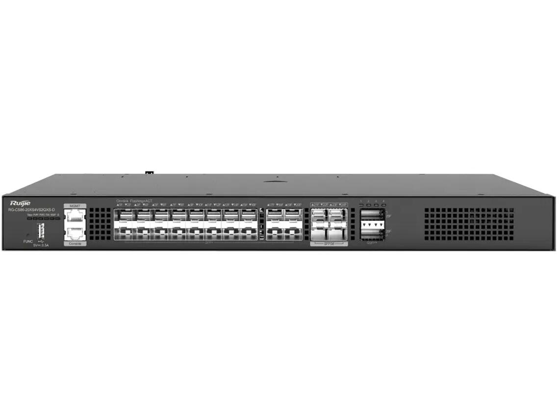 RG-CS86-20XS4VS2QXS-D Ruijie RG-CS86-20XS4VS2QXS-D 26 Port Fibre Layer ...
