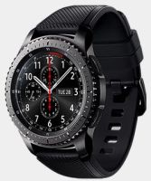 GALAXY GEAR S3 - FRONTIER DARK GRAY Samsung Galaxy Sm-R760 Gear S3 Frontier Dark Gray 1.3" Exynos 7270 Dual-core 1.0 GHz Tizen Based Wearable OS 2.3.2 Smart Watch