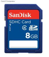 SAN-MIC8 SanDisk 8GB Class 4 SDHC Flash Memory Card