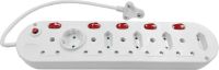 MP-10WSWI Scoop Switched Multi Plug 5x16A 5x5A 0.5m Cord