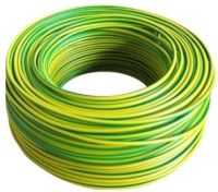 Solarix Insulated 6mm² Yellow And Green Earth Wire - 100 Metre Roll
