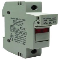Solarix Rail Mount 1 Pole Solar PV (Photovoltaic) DC Fuse Holder With LED Indicator Light