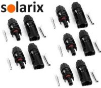 Solarix MC4 Solar Connectors Male And Female Pack Of 5 Sets