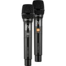 WM3300ULDUALOBS SonicGear WM 3300 UL Obsidian Dual Professional UHF Wireless Microphone