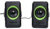 SonicGear Quatro 2 super loud USB stereo speaker Black and Lime Green