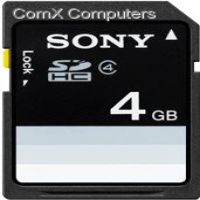 SF-4 Sony SF-4 SD Memory Card, 4GB SDHC storage capacity