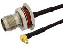 RF-N-F Switchcom RF Pro MMCX to N-type Female bulkhead