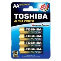 BA-TO-APAA4 Toshiba Alpha Power Alkaline AA - 4 pack