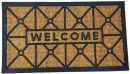 TH108-097 Totally Coir Welcome Doormat - Rectangle Shaped Design