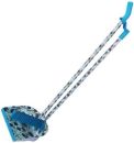 TH140-WHTFLR Totally Long Broom and Stand Up Dustpan Set with White Floral Design