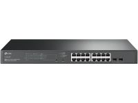 NET-TL-SG2218P TP-Link JetStream 18-port Gigabit Smart Switch with 16 port PoE+