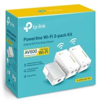 TP-Link TL-WPA4220 TKIT AV600 Powerline Universal Wi-Fi Range Extender, 2 Ethernet Ports, Network Kit