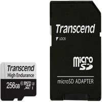 TS256GUSD350V Transcend 350V 256GB High Endurance UHS-I U3 Class10 Micro SD Secure Digital