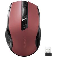 Ugreen MU006 2.4GHz Wireless Optical Mouse - Red