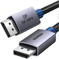 UGreen DP131 DisplayPort 2.1 Braided cable 1m - Black/Grey