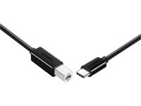 US241-50446 UGreen USB Type-C to Type-B Male printing cable 2m - Black