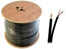 CAB-RG59CCS+PS5-305 UltraLAN RG59 CCS Siamese coaxial &amp; Power cable - 305m roll