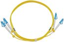 HO-D-LCUPC-LCUPC-1M Unbranded duplex LC / LC G657A2 3.0mm 1m PVC LSZH Yellow fibre cable