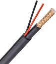 RG59POW-SA Unbranded commercial RJ59 coaxial + 0.65mm power cable - 100m roll