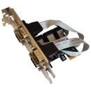 4SIP-E Unbranded 4 Port Serial PCI-e Card