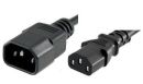 PC-MICCIC13BK3 Unbranded male IEC to IEC female 3M cable