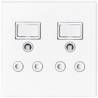 162 Unbranded Unbranded 162 Wall Socket two Socket 4x4