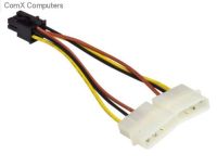 2x4pin molex to 6pin-Power Cable Retail