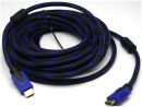 HDMIB-5M Unique Braided HDMI to HDMI cable 5m - Blue