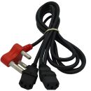 PCPOWDL UniQue Dedicated 3-pin plug to Dual IEC C13 Head 1.8m Power Cable