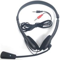 MIC003 UniQue Black Stereo HeadPhones with Flexible Microphone