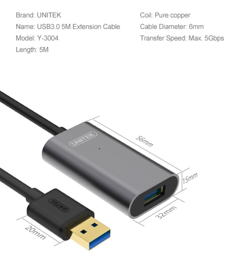 CAB-USB3-EXTA-10MU