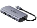 HUB-USB-C-6P-D1113C Unitek 6-in-1 USB-C Hub 4K / PD / Ethernet / 3x USB