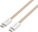 CAB-MAG-USB-C-1M-CL Unitek 1m 100W Magnetic USB-C cable - Cream