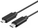 CAB-USB-C-MICRO-1M-U Unitek Y-C473BK 1m Usb3.0 Type-c Male To Micro-USB Type B Male Cable