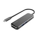 HUB-USB-5P-D1036A Unitek D1036A usb3.0 5-port USB-c HDMI dual card reader