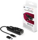VANTEC ADP CB-CU310GNA Vantec RJ-45 to USB Type-C adaptor with Type-C to Type-A converter