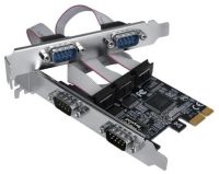 VANTEC ADP UGT-PCE40SR Vantec 4 port Serial RS322 PCI-e card