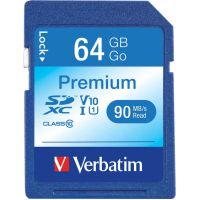 Verbatim 44024 64GB Premium UHS-I V10 U1 Class 10 SDXC Memory Card