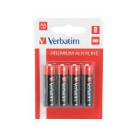 Verbatim 49921 AA Alkaline Batteries - 4 Pack
