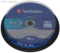M43746 Verbatim BD-R DL 50GB 6 X 10Pack Spindle