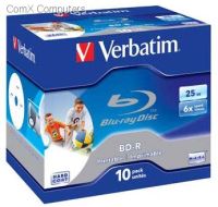 MEVEV43713 Verbatim BD-R SL Printable 6X (Jewel Case) 25GB 10Pack